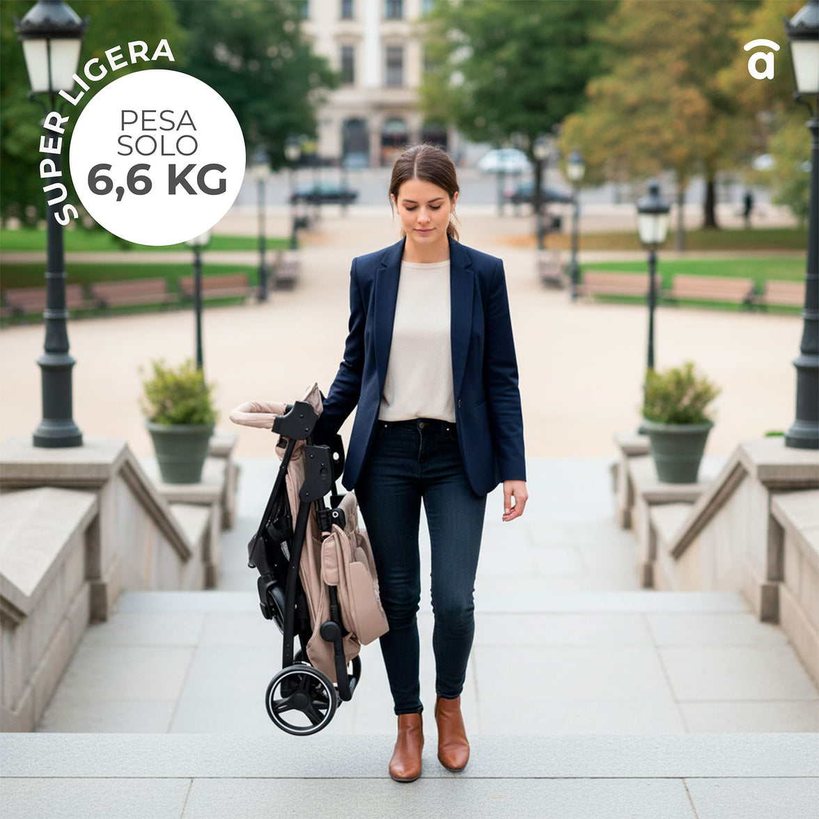 America 3 pink stroller