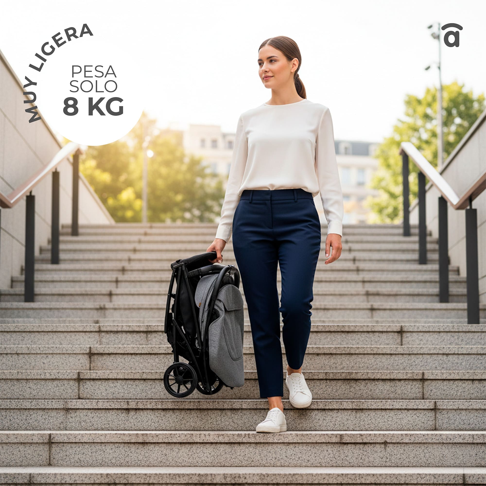 Cotton 2 Gray Stroller