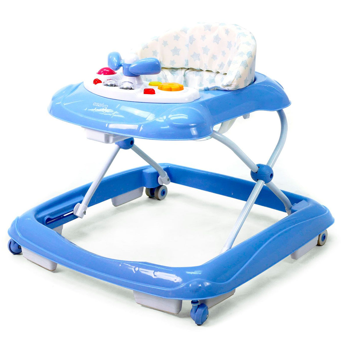 Baby Walker Stars Light Blue