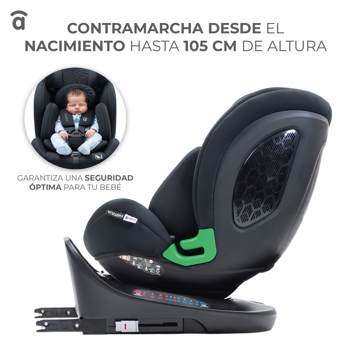 Silla de Auto Austen 3 Negra