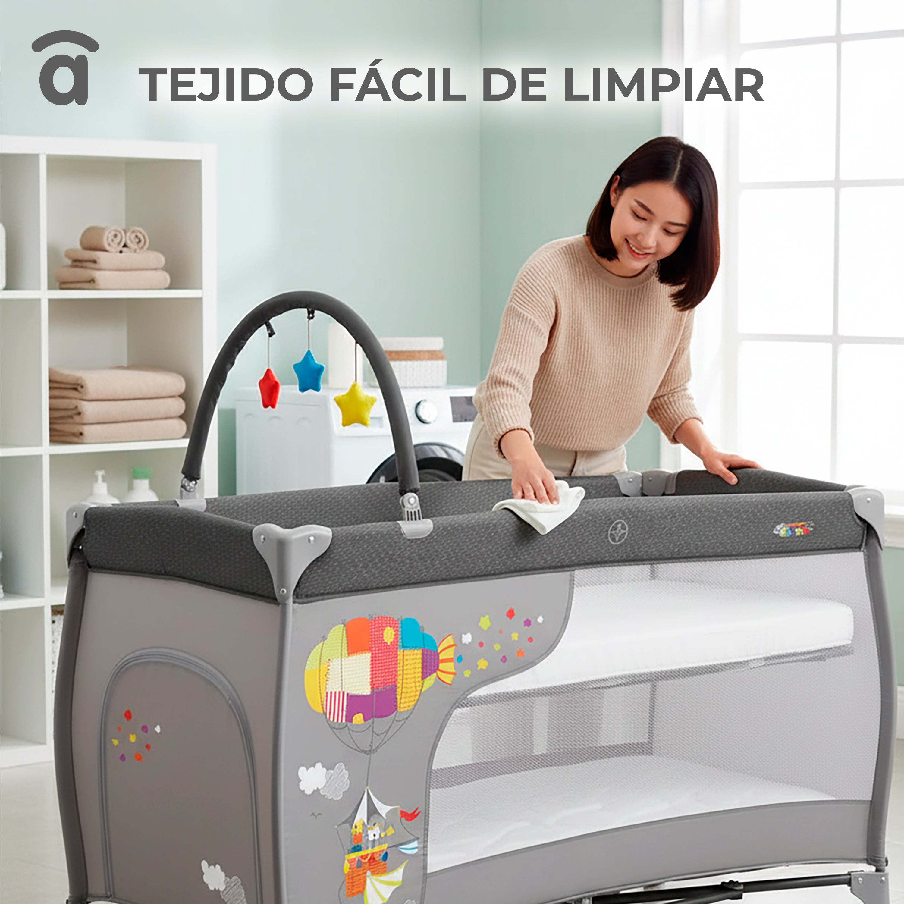 Cuna de viaje Completa Paraguas