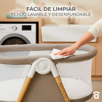 Mini Berço Nidus 2 Bege