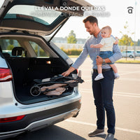 América 3 beige stroller