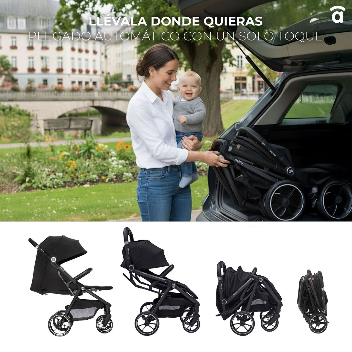 Travel System Kibu negro