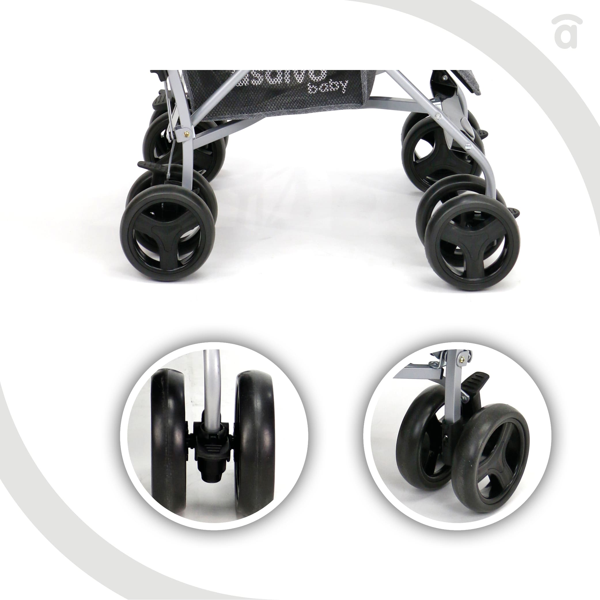 Mombi Gray Stroller
