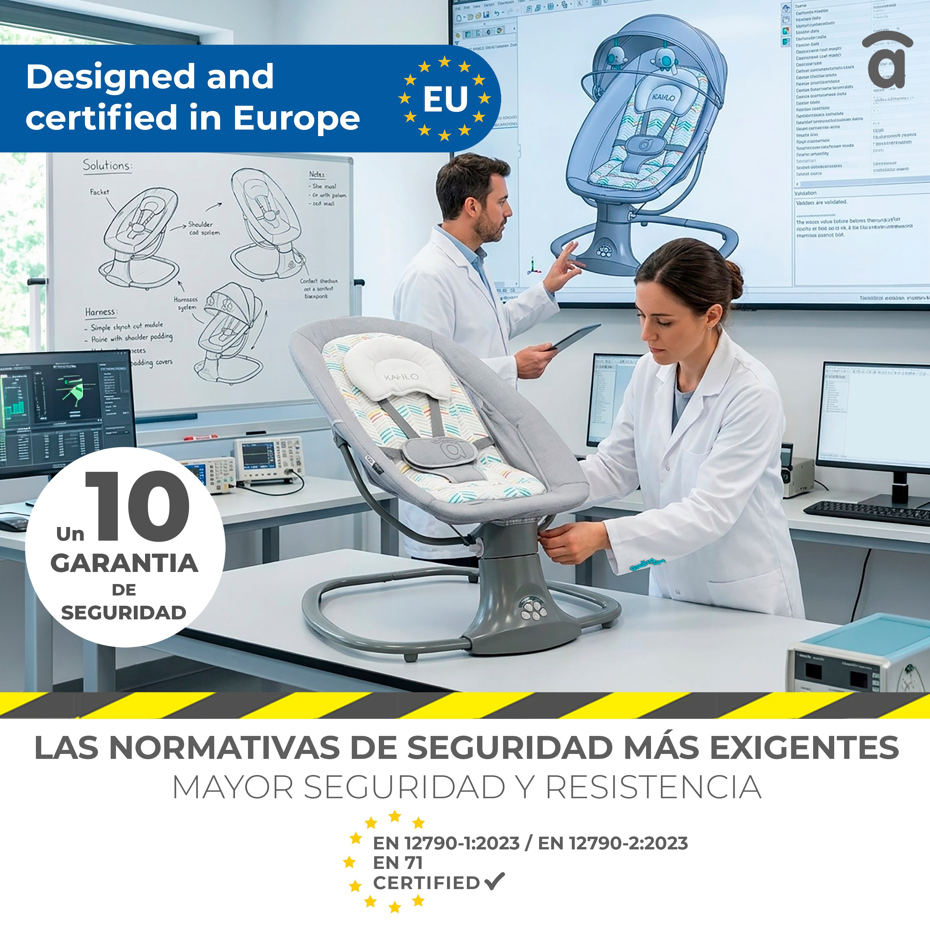 Rede de balanço Kahlo Grey