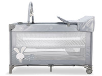 Gray Bunny Complete Travel Crib