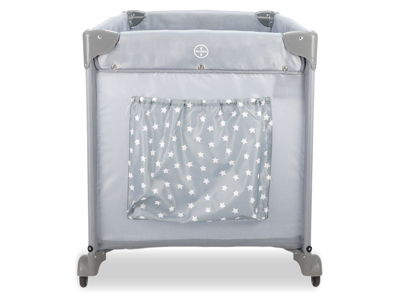 Gray Bunny Complete Travel Crib