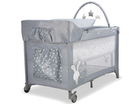 Gray Bunny Complete Travel Crib