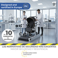 Poussette nova dorée