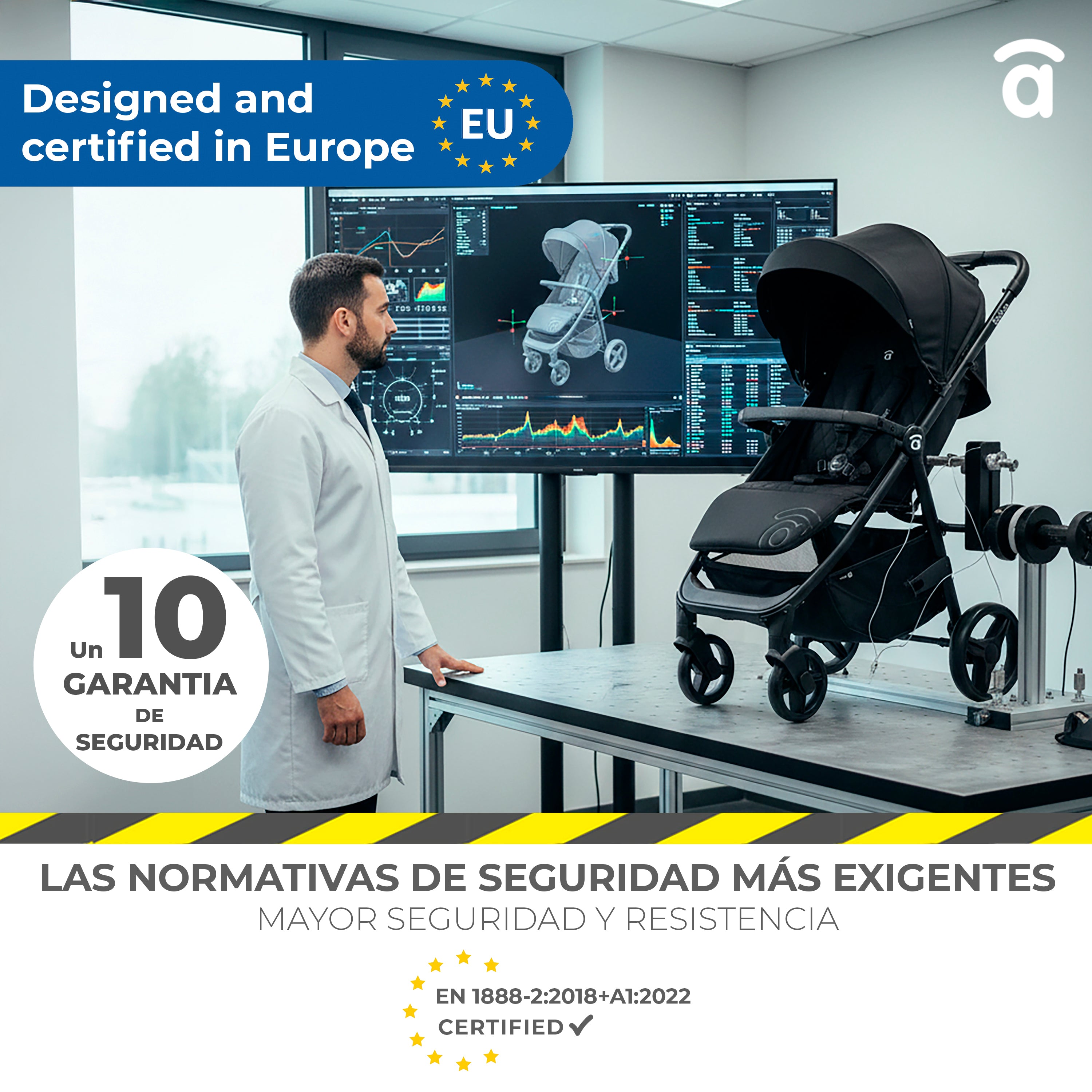 Silla de paseo Iconic Azul