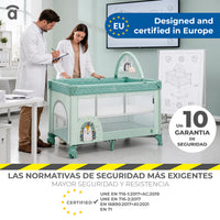 Cuna de viaje Complet Dúo Búho