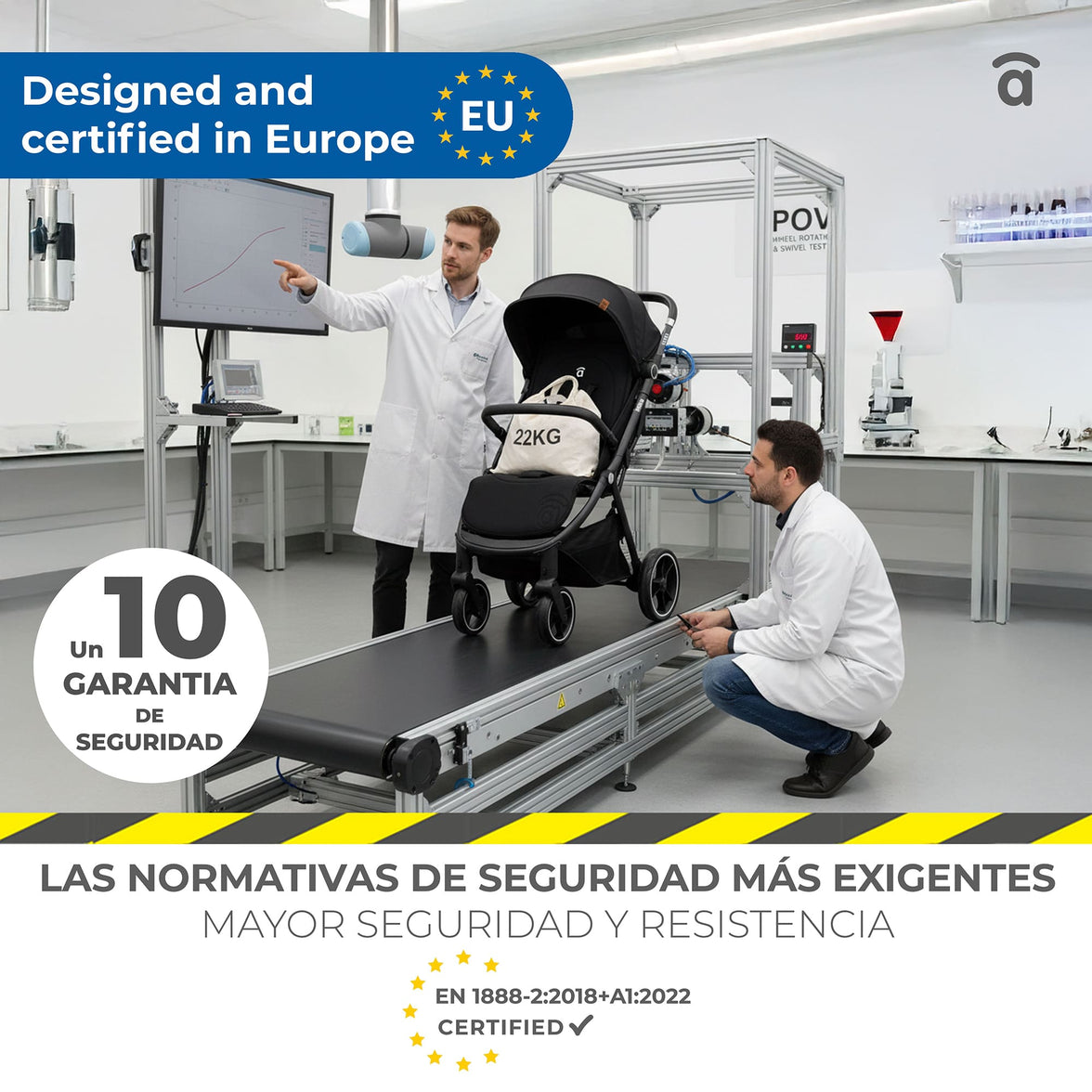 Poussette Kibu noire