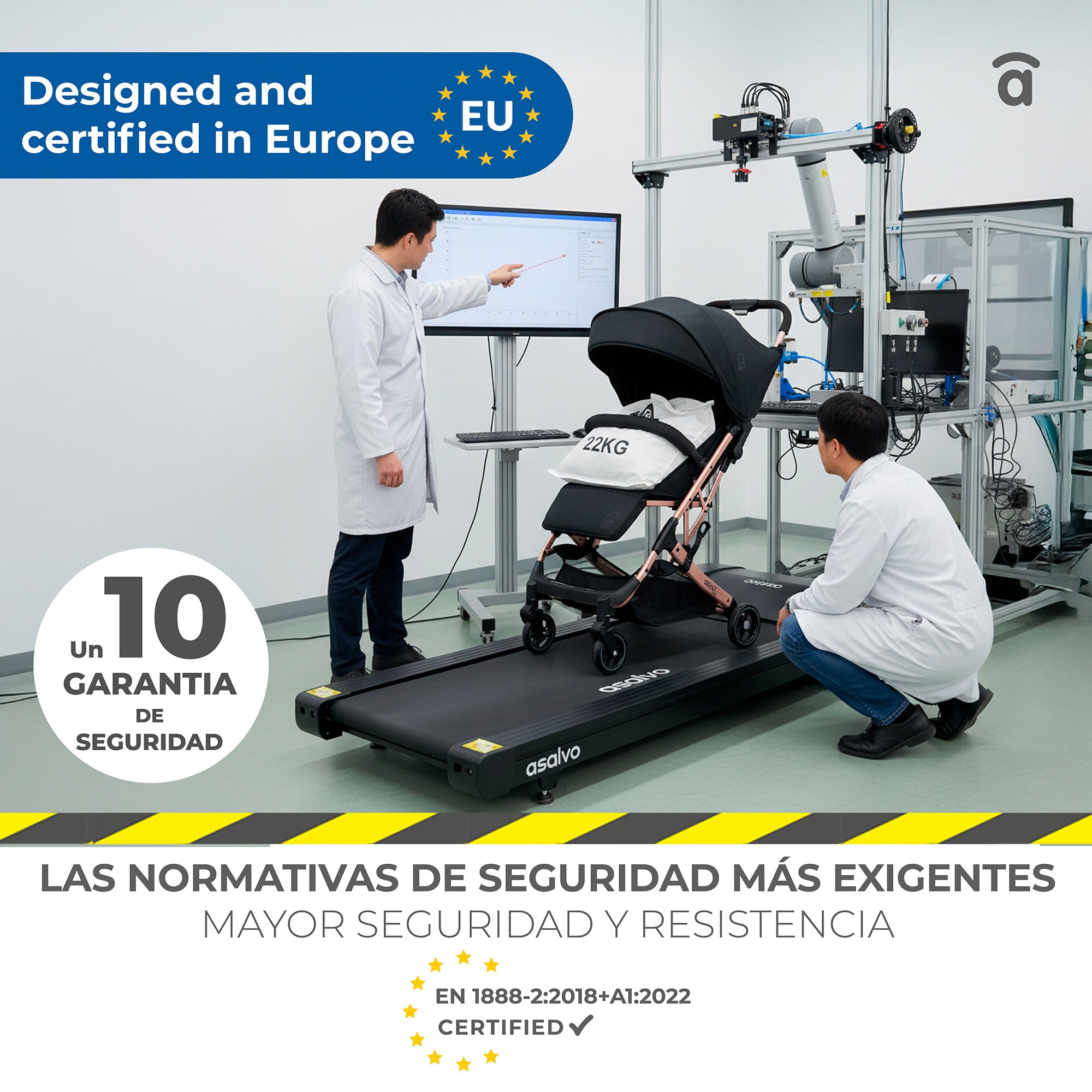 Amsterdam green stroller