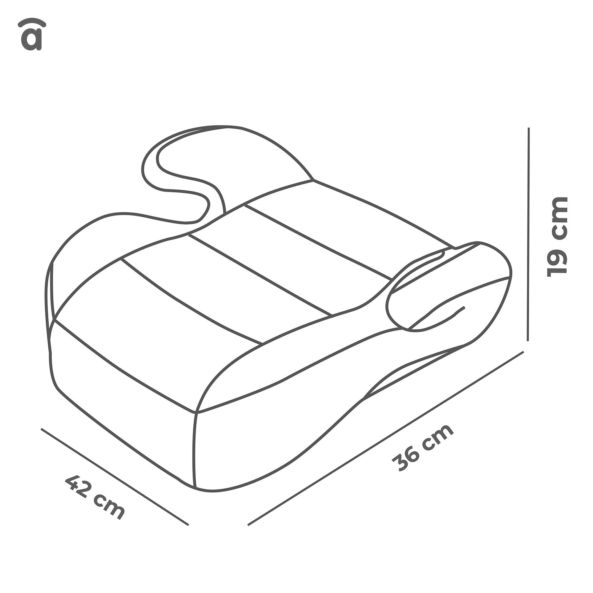 Silla de Auto I-Size Pamy negro