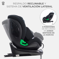 Silla de Auto Upperfix Gris