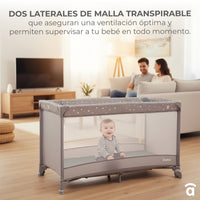Balearic Travel Crib 2 gray