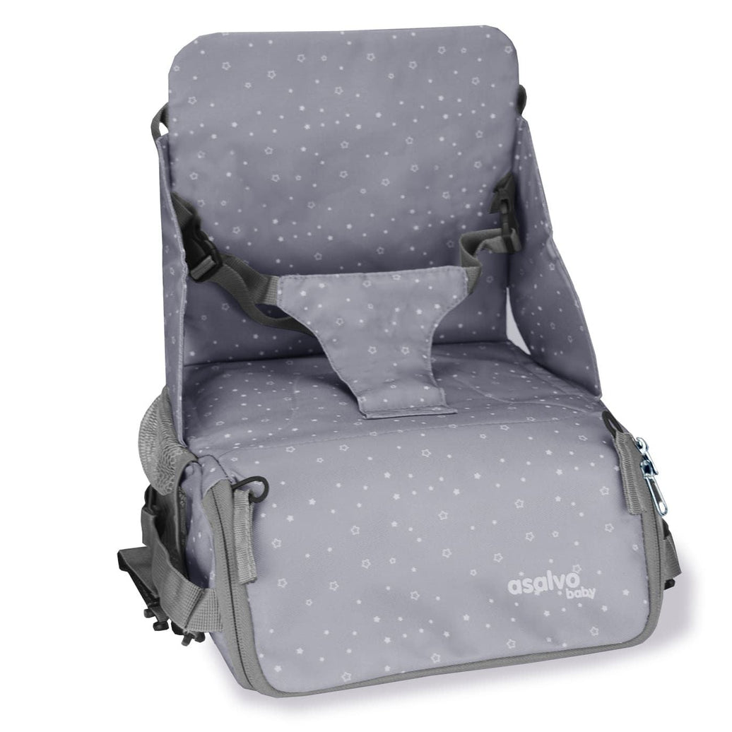 Travel highchair - Gray Stars Hummus Bag