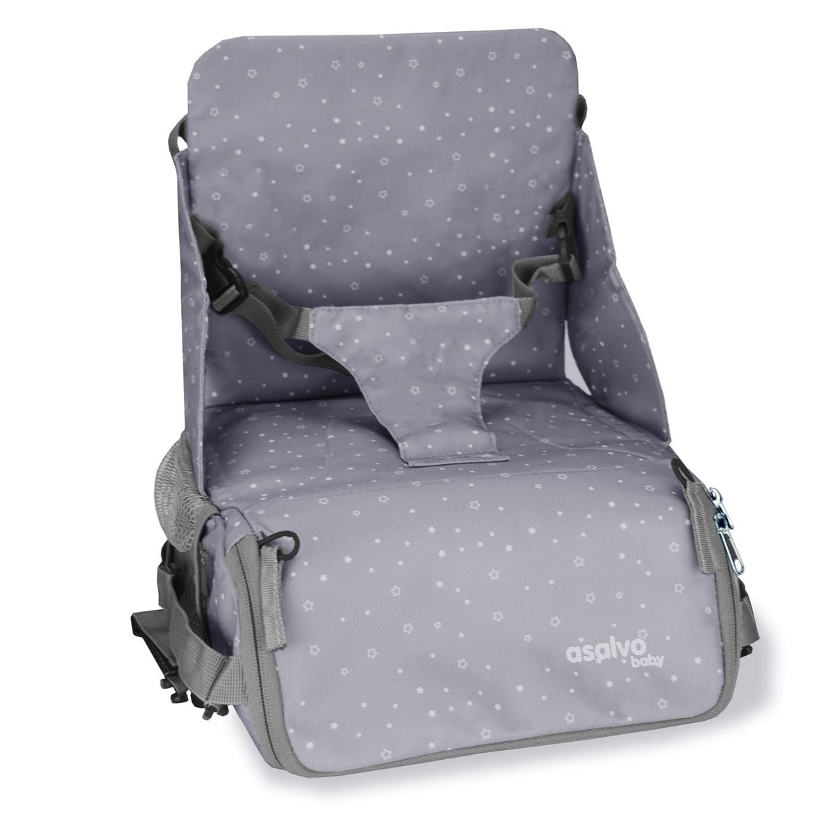Travel highchair - Gray Stars Hummus Bag