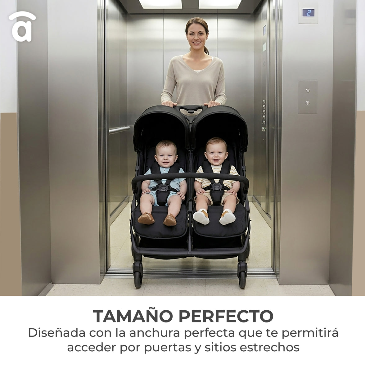 Carrinho Duplo Henry Preto