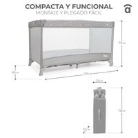 Balearic Travel Crib 2 gray