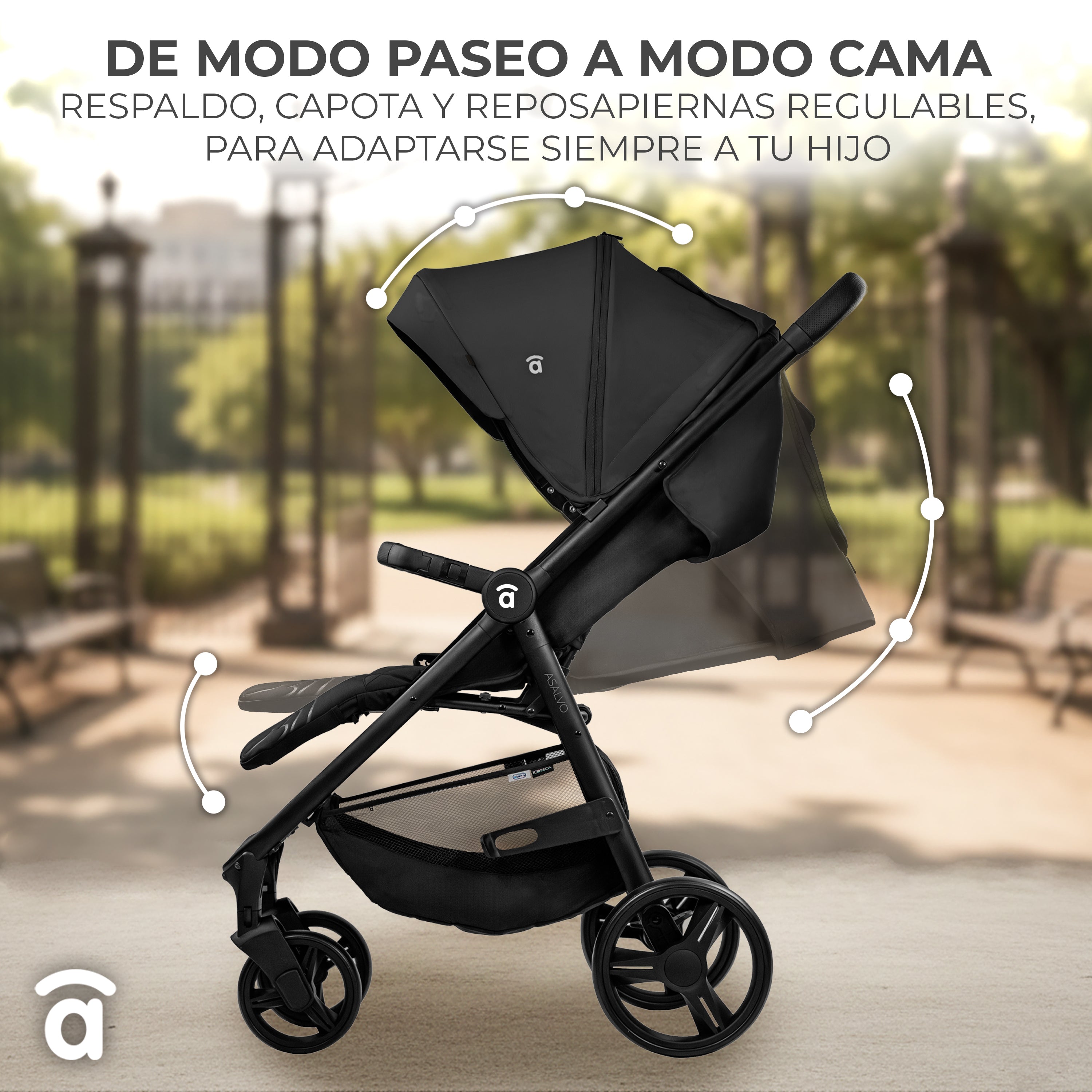 Silla de paseo Iconic Rosa