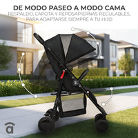 Carrinho de passeio preto nova