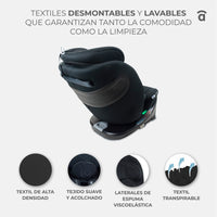 Silla de Auto I-Size Austen 2 Negro