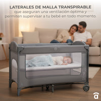 Berço de viagem juntos para dormir juntos