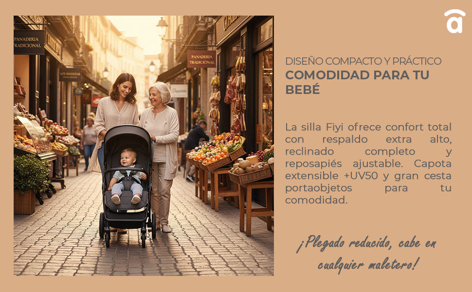 Banner 2 de Gray Fiji stroller