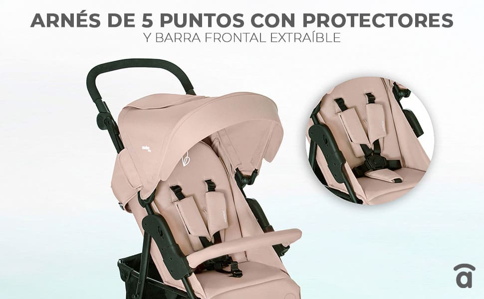 Banner 3 de América 3 beige stroller