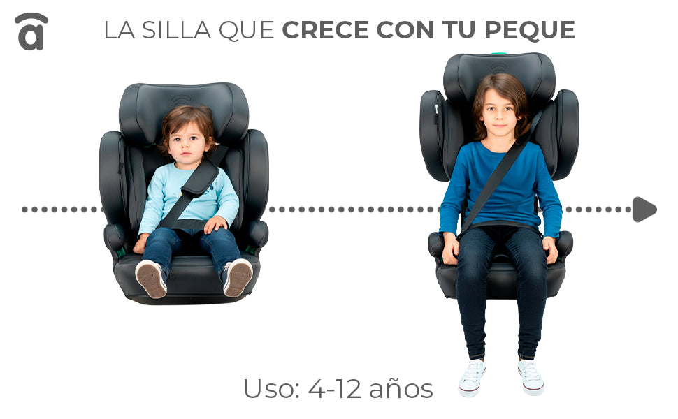 Banner 1 de I-Size Poe Fix Gray Car Seat