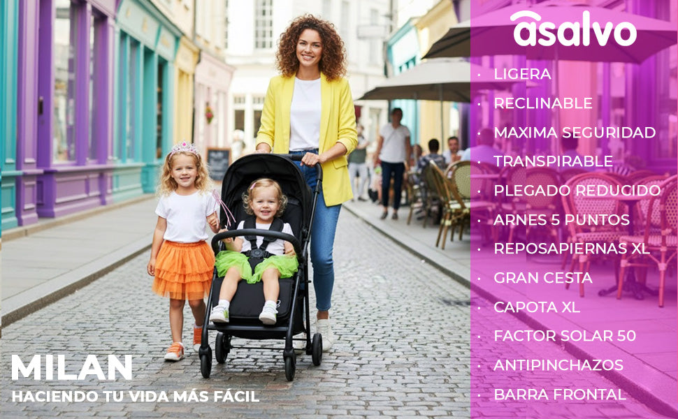Banner 2 de Milan Black Stroller
