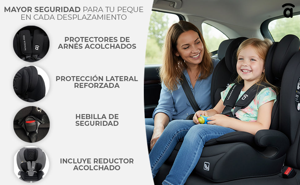 Banner 4 de Nomad Pro Gray Car Seat