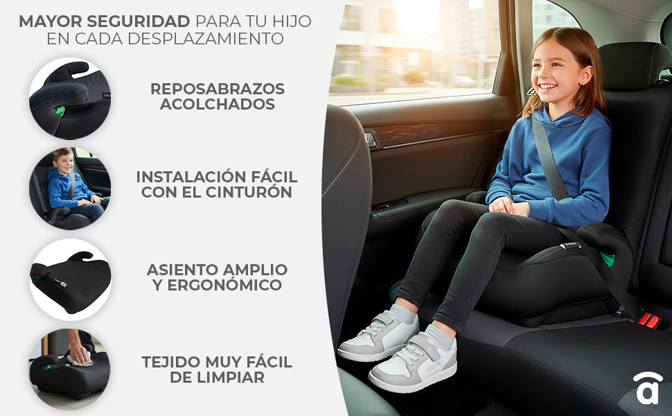 Banner 3 de Silla de Auto I-Size Pamy negro