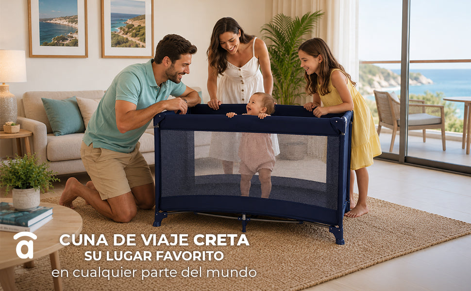 Banner 3 de Cuna de viaje Creta marino