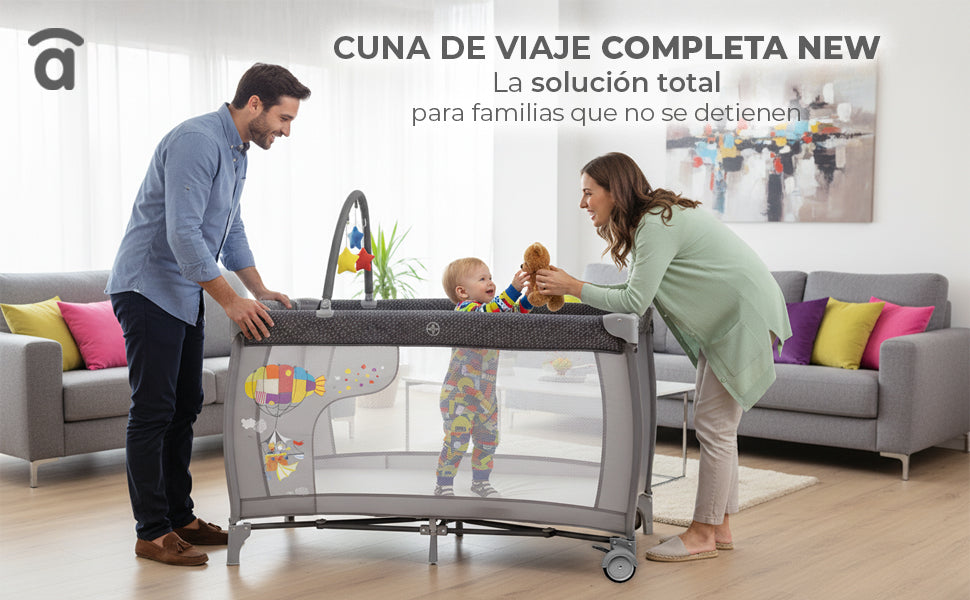 Banner 3 de Cuna de viaje Completa Paraguas
