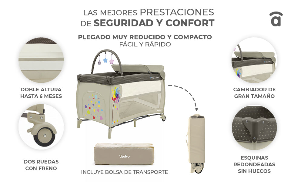 Banner 1 de Moedor completo para berço de viagem Plus