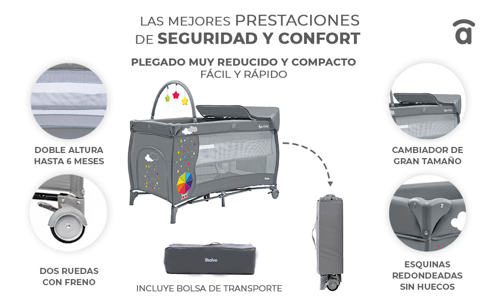 Banner 1 de Cuna de viaje Completa Paraguas