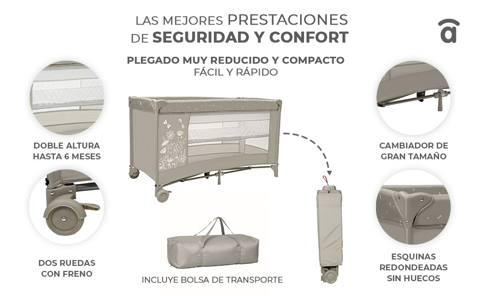 Banner 1 de Smooth Dragonfly Travel Cot