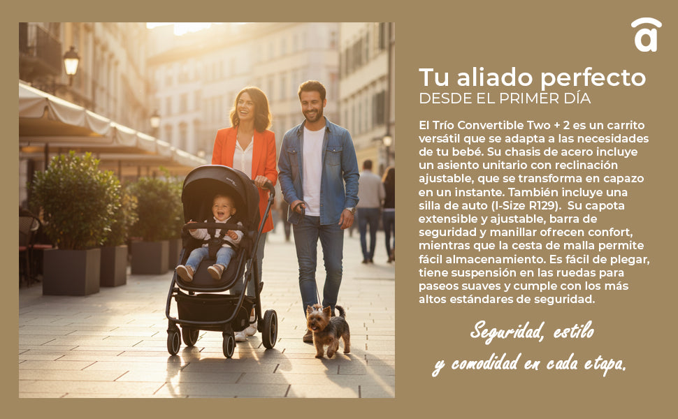 Banner 2 de Convertible Trio Two+ 2 Gray