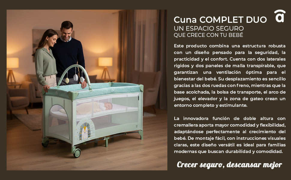 Banner 2 de Complet Duo Hedgehog travel cot