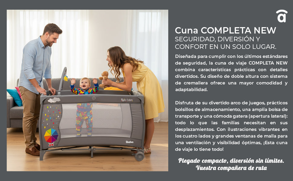 Banner 2 de Cuna de viaje Completa Paraguas