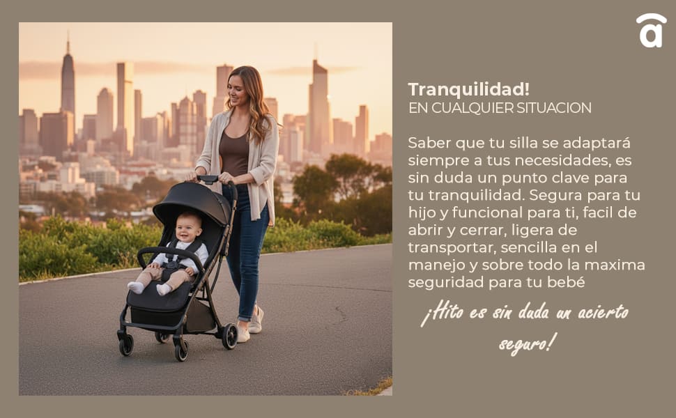 Banner 1 de Silla de paseo Hito negro