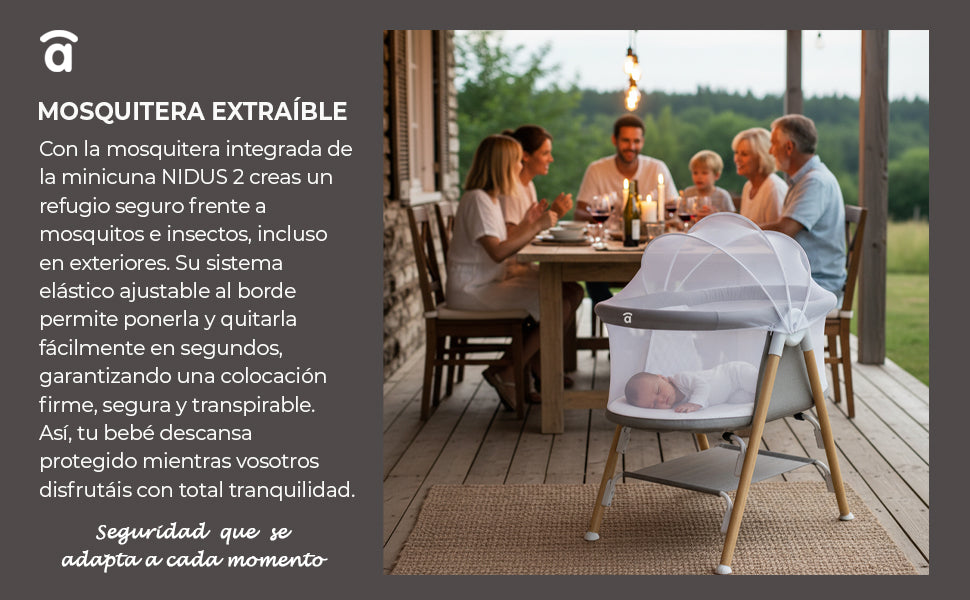 Banner 3 de Mini Berço Nidus 2 Bege