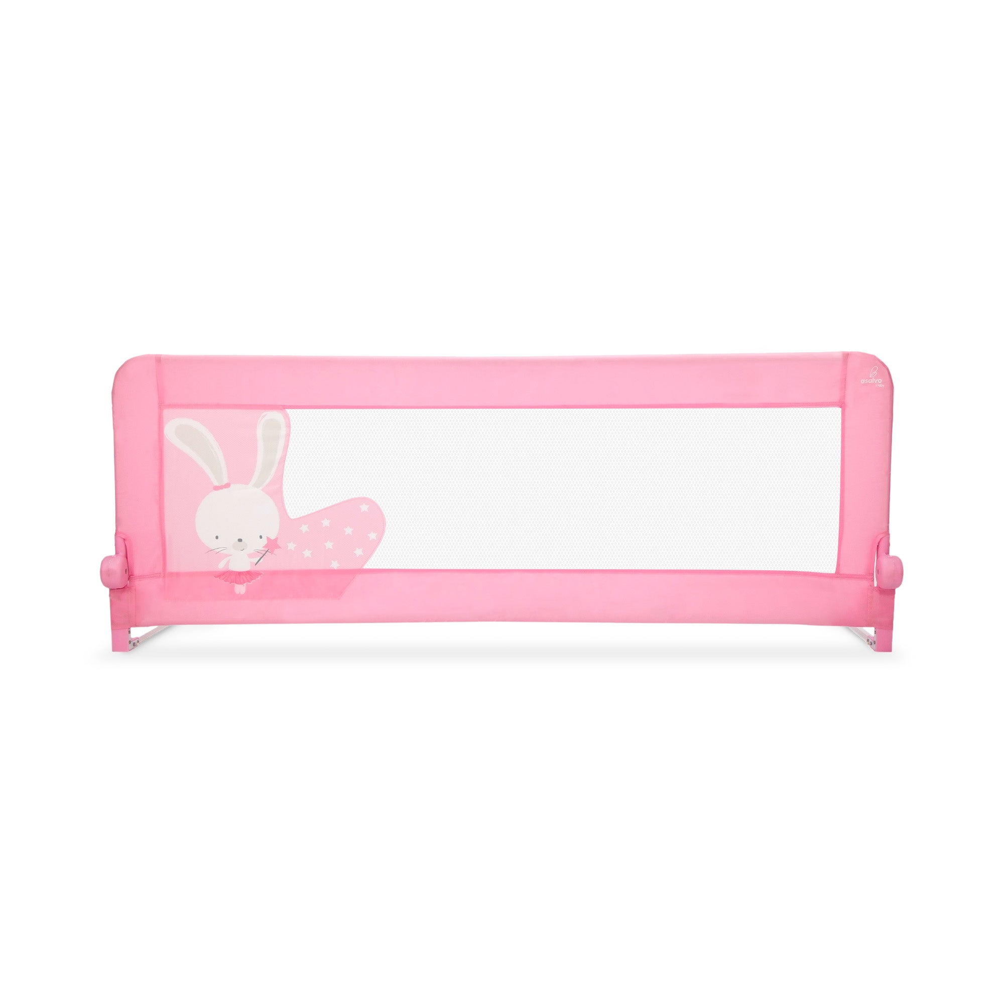 150cm 2-1 Bed Barrier for Nest or Standard Bed Pink Bunny