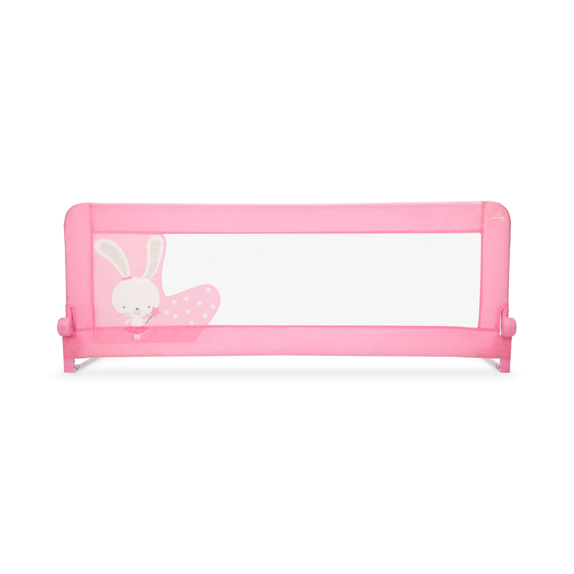 150cm 2-1 Bed Barrier for Nest or Standard Bed Pink Bunny