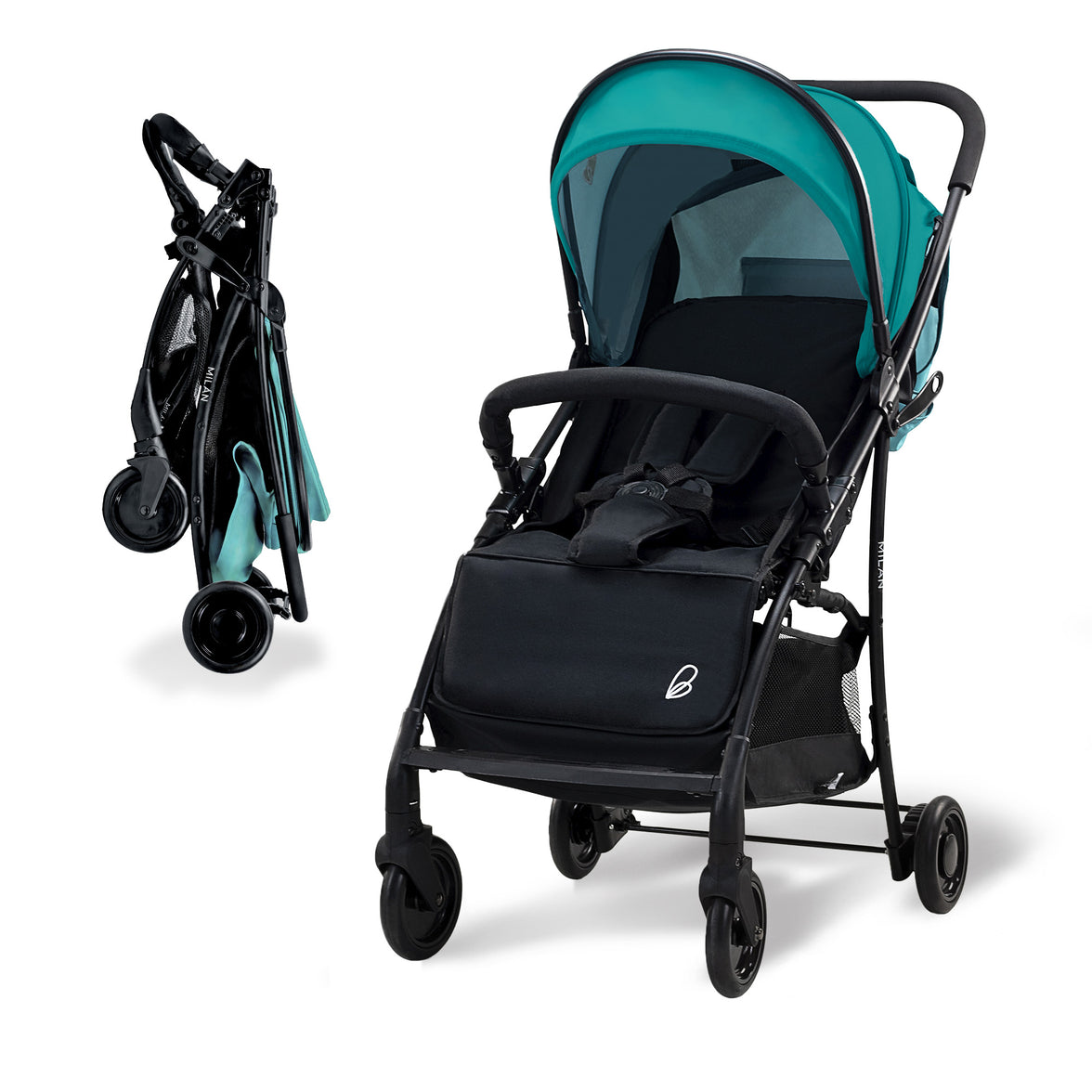 Milan Green Stroller