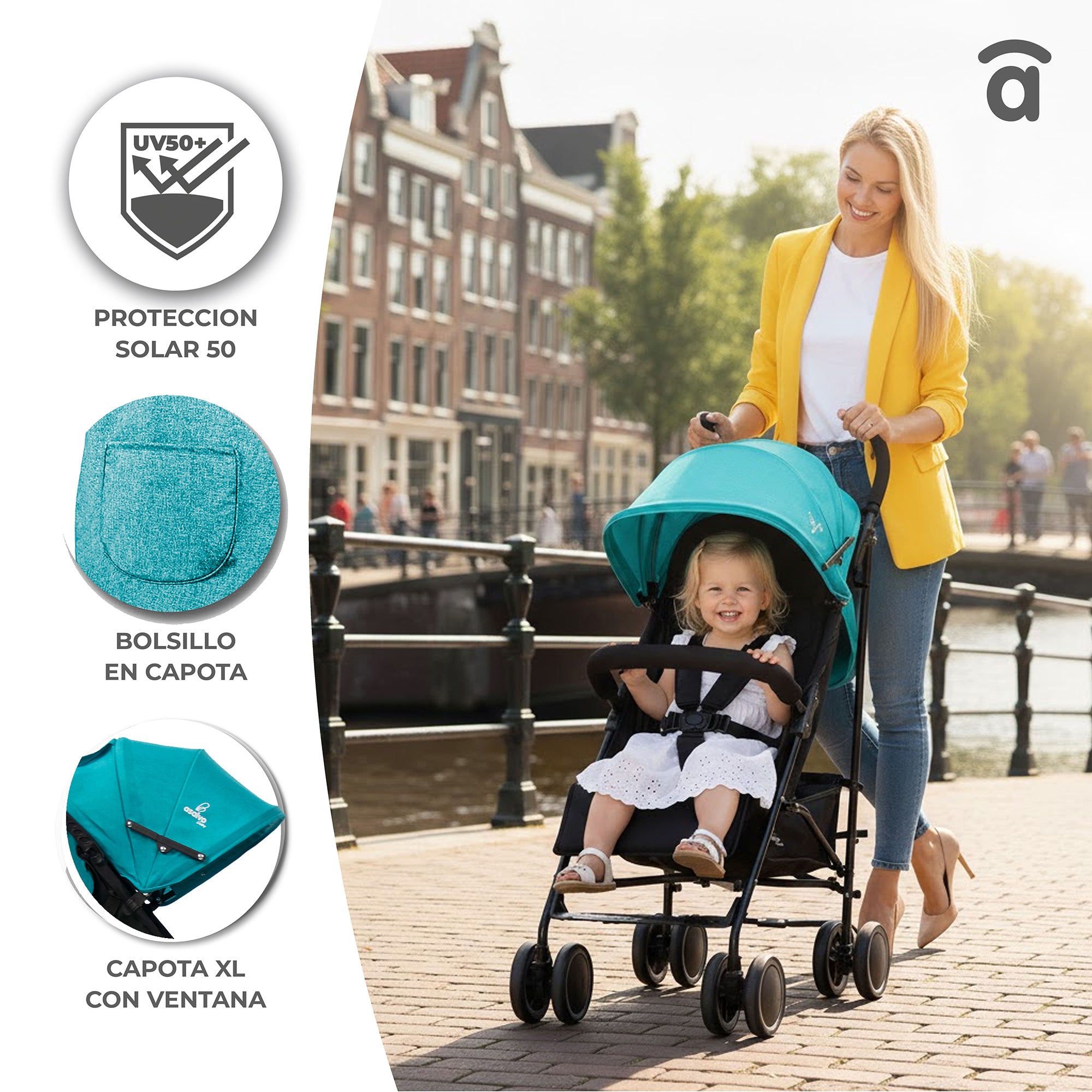 Tokyo Anthracite stroller