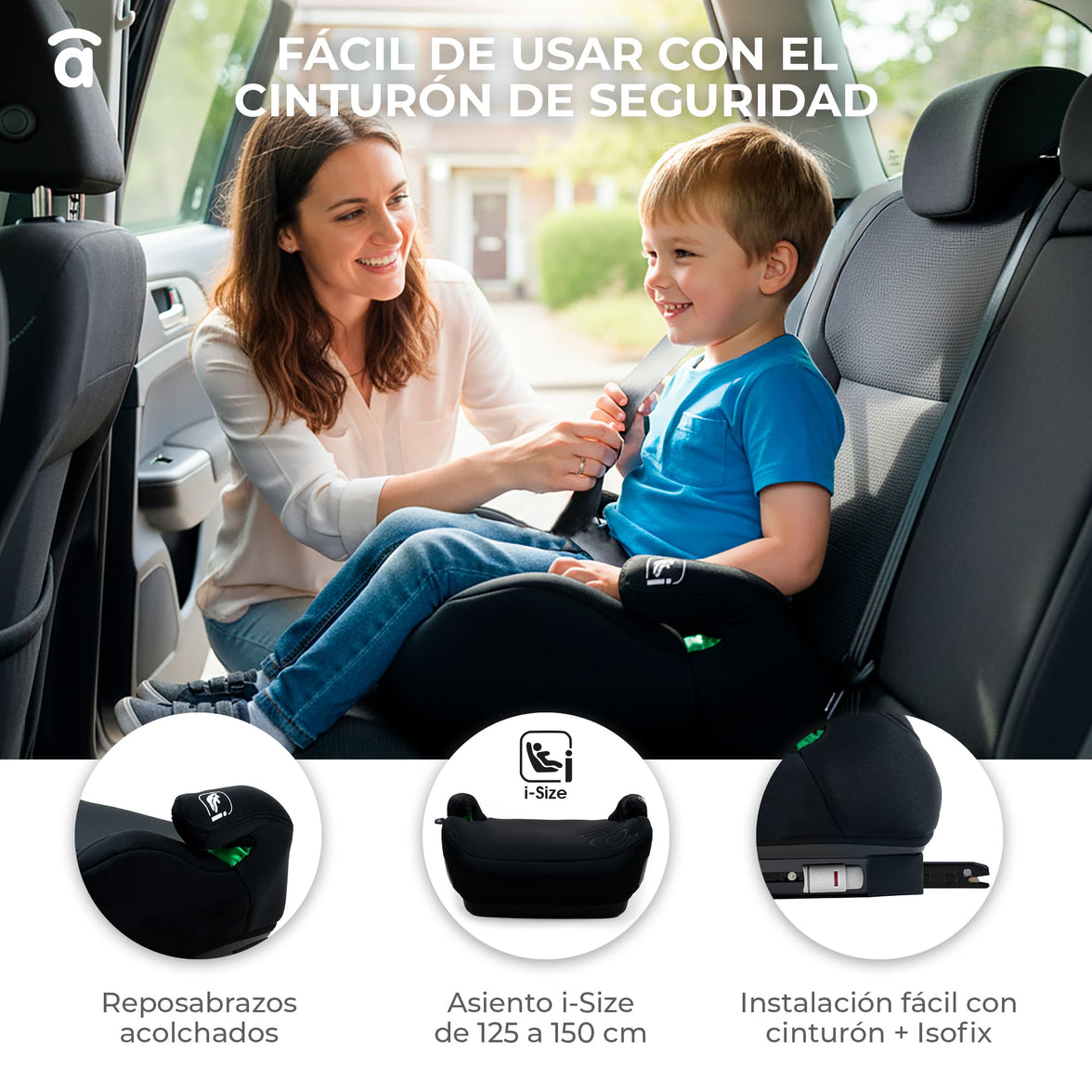 I-Size Car Seat Alzafix black